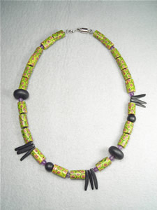 African Millifiore Bead Necklace